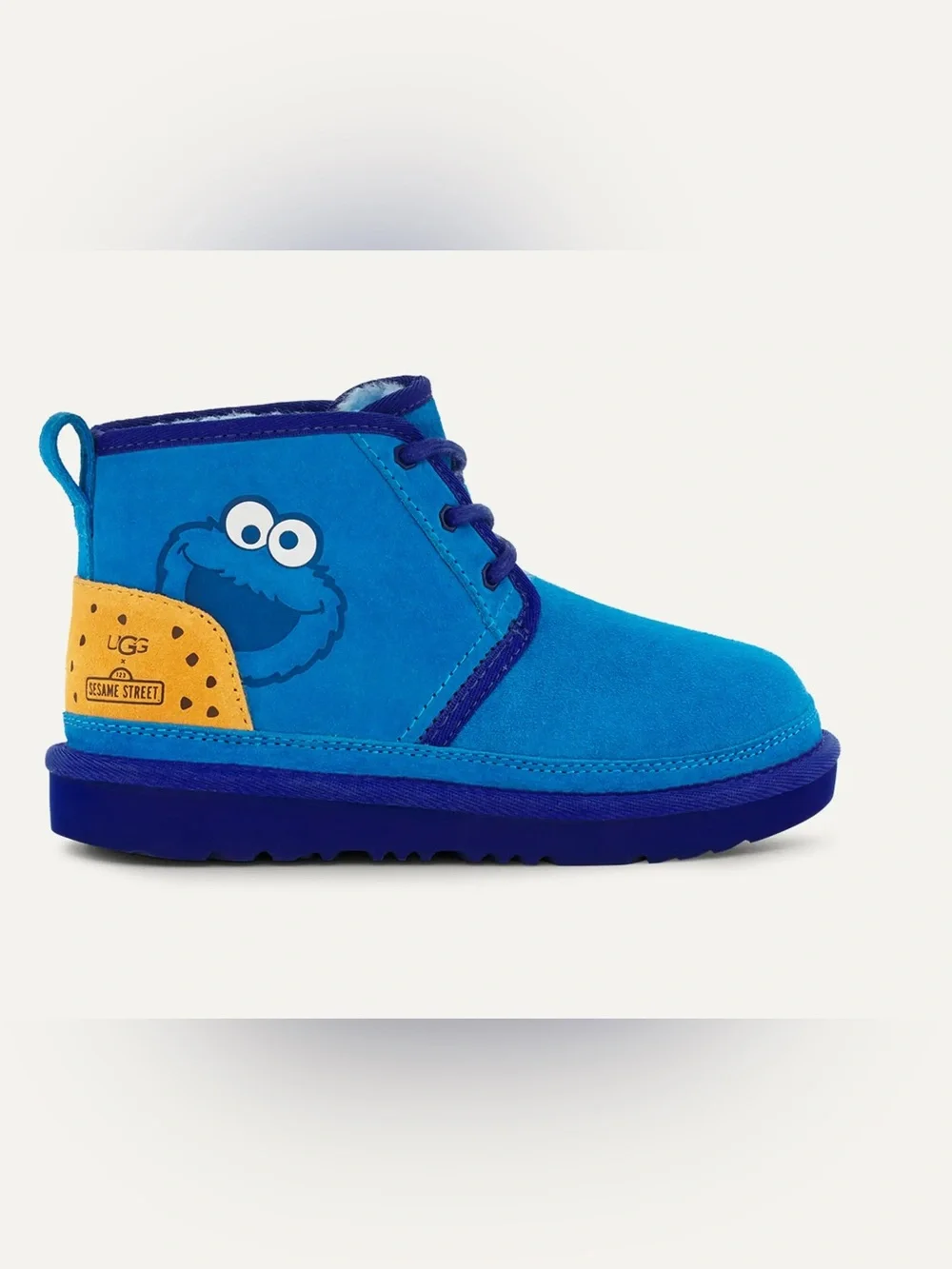 Like new UGG x Sesame Street Cookie Monster Boots Toddler Size 8 Limited Edition